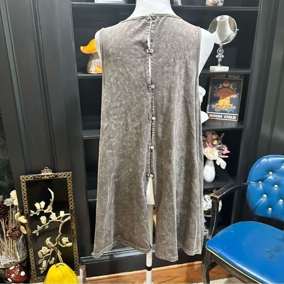 Easel Rose Embroidered Lace Tank Tunic Top Size Small - Picture 6 of 9